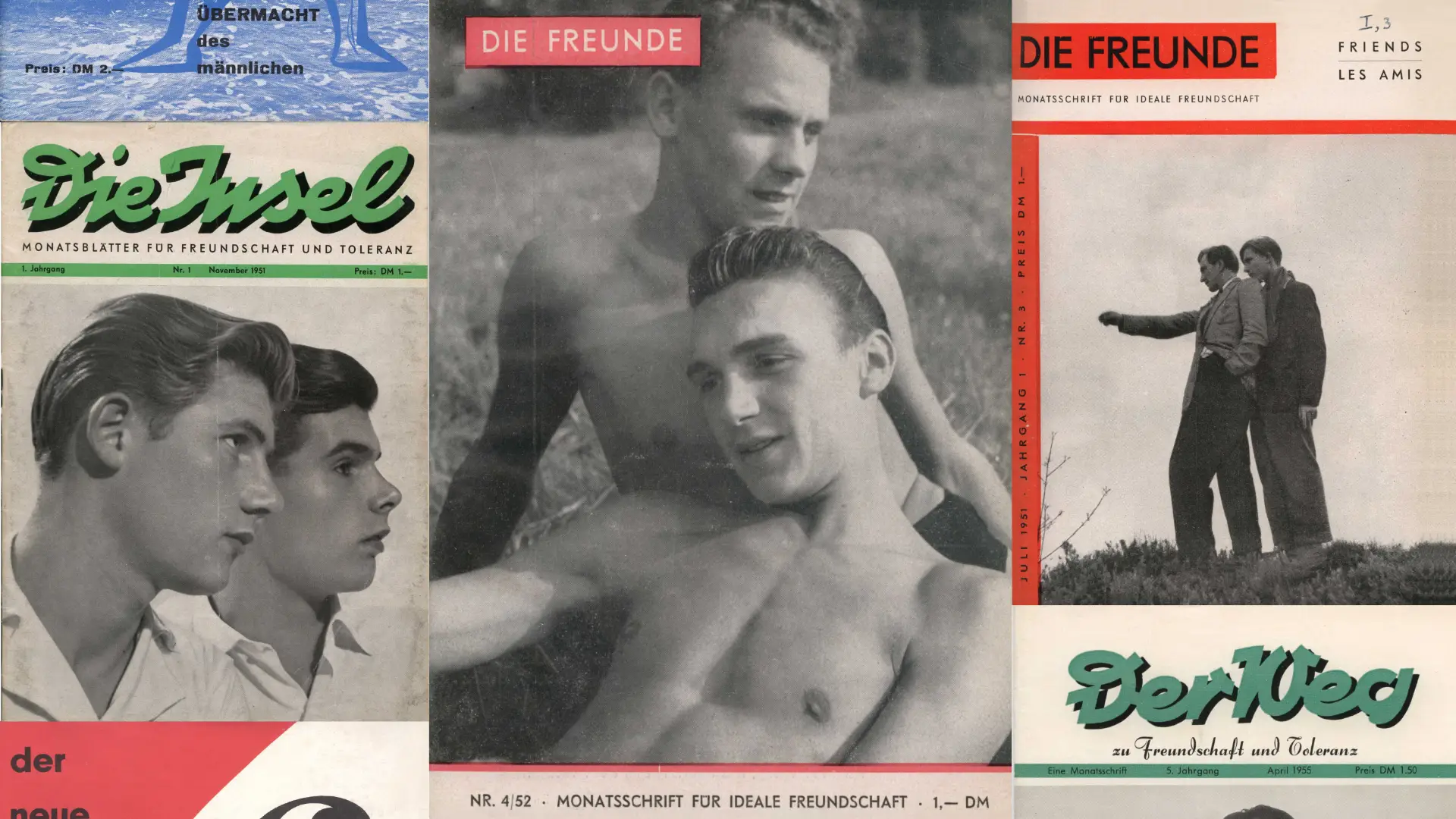  Журналы для геев Der Weg zu Freundschaft und Toleranz (1952 – 1970) и Humanitas (1954)  